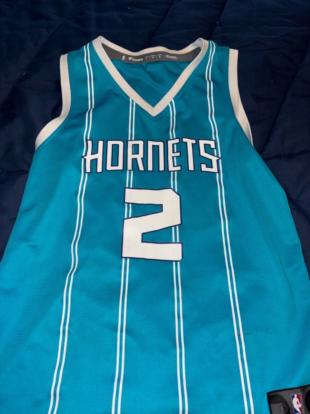 Fanatics Hornets Teal Basketball Jersey with White Accents LaMelo Ball
